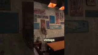 A cafe with a cool vintage interior 🇻🇳