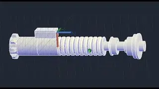 AutoCAD 3D Tutorial: Star Wars Luke Skywalker Lightsaber