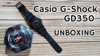 Unboxing The Best G-Shock Watch from Casio in India | Gd-350-1Bdr (G441) | Built for War Army GShock