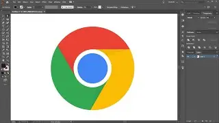 How to Draw Google Chrome Logo in Adobe Illustrator