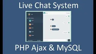 Live Chat System with PHP &  MySQL - PHP Project