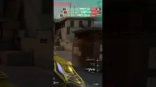 Valorant lucky tripple kill 
