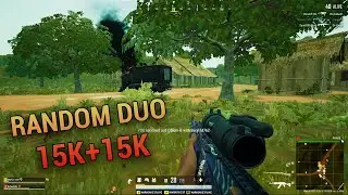 Dupla Random Duo Win (2 Win 15+15 Kills) - PUBG