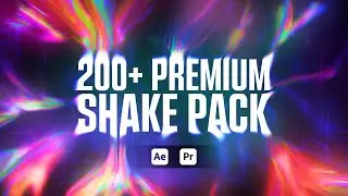 Ultimate Premium Shake Pack for After Effects and Premiere Pro | after effects shake pack