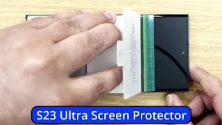 How to install Screen Protector for Samsung Galaxy S23 Ultra