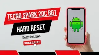 techno spark BG7 Hard Reset 2024 New Method l टेक्नो स्पार्क 7 हार्ड रीसेट 2024 नई विधि