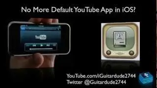 Default YouTube App Removed in iOS 6 Beta 4