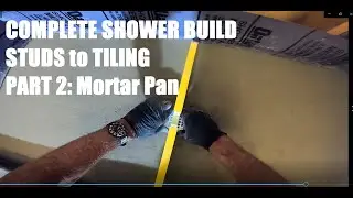 BUILDING A SHOWER FROM SCRATCH.....part 2 liner and mortar