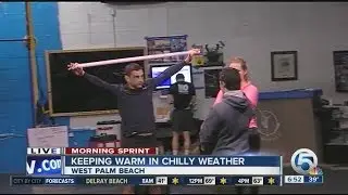 Cold weather doesn't keep the physically fit down
