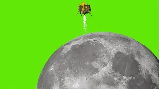 Chandrayaan 3 Green Screen Video Soft Landing On Moon (MTIZ Effects)