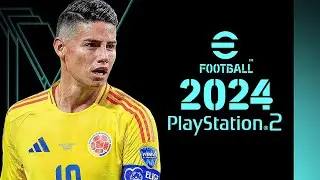 حصريا تحميل لعبه بيس 2024 بلايستايشن 2 بجرافيك عالي | PES 2024 EFOOTBALL (PS2) ISO