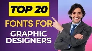 Top 20 Fonts For Graphic Designers in 2024 