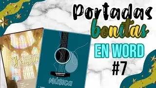 CÓMO HACER PORTADAS BONITAS EN WORD #7