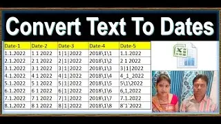 text to date conversion | convert text to date format in excel | text to date conversion