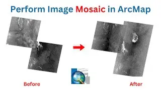Perform Image Mosaic in ArcMap. #map #arcmap #mosaic #gis