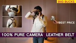 MUST HAVE Accessory for Photographers : Dual Camera Leather Harness or Belt | BIIG BUCKS |