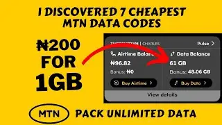 7 Codes To Get Cheaper Data From MTN | How To Buy Cheap Data Plan 