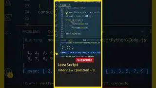JavaScript Tutorial For Beginners Even, Odd Numbers in Array, JavaScript Interview Questions 