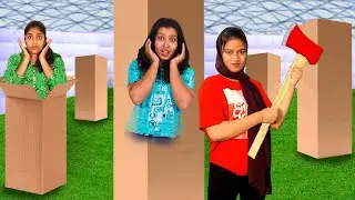 HIDE AND SEEK IN BOXES CHALLENGE 🤩 | PULLOTHI