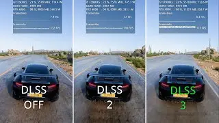 Forza Horizon 5 - DLSS 3 Update Comparison OFF/ DLSS 2/ DLSS 3