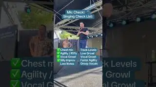Mic Check Check List! How I Prep for the Show at Mic Check!