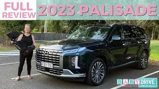 2023 Hyundai Palisade Highlander review – BabyDrive child seat and pram test!