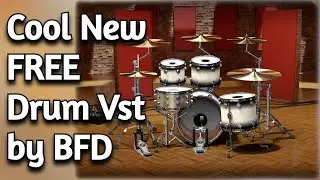 Cool New FREE Acoustic Drums VST Plugin by BFD Drums - BFD Player + Core Library - Review & Demo