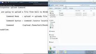 Meterpreter upload Command