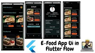 PAGEVIEW PREVIEW IN FLUTTERFLOW || E-FOOD APP || JOOKATE'S FLUTTER