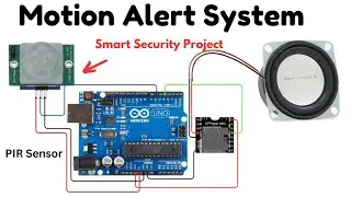 Motion Activated Audio Alert | PIR Sensor with WTV020 MP3 Player | Arduino project