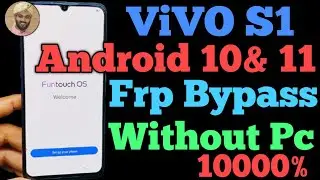 Vivo S1 Frp BYPASS || Vivo S1 Android 10&11GOOGLE Account Remove || VIVO Android New Virsion Frp
