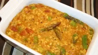Mung Daal with Asparagus Recipe / Show Me The Curry