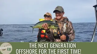 Taking the next generation out offshore fishing for the first time!