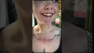 Chest Dermal Piercing 💎 Would You Do This?!