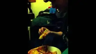 I ate pizza.