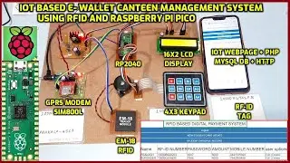 IOT Based E- wallet Canteen Management System using RFID and Raspberry Pi Pico