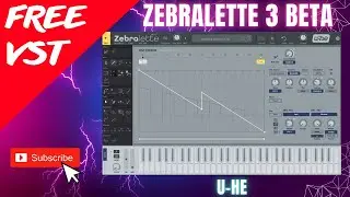BEST Free Synth plugin 2024 💥🎹 Zebralette 3