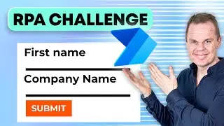 Web Automation and RPA Challenge in Power Automate Desktop - Full Tutorial
