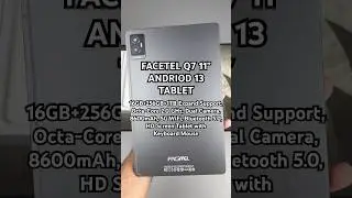 FACETEL Q7 11” Android 13 Octa-Core Tablet with Keyboard and Mouse #shorts #unboxing #asmr #tablet