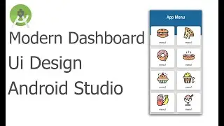 Modern Dashboard Page Design Android Material UI || Android Studio Development || Android UI Design