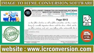 Image to HTML Extraction | Image to HTML Extraction Software | Data Entry Image to HTML Extraction