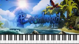 Synthesia [Piano Tutorial] Sea of Thieves - Becalmed