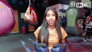 Pugilistas trabajan por la gloria de Venezuela en el ring de boxeo.