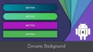 Android Studio - Custom Button - Dynamic Background