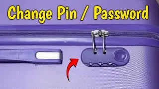 How To Change Lock Pin in Luggage bag