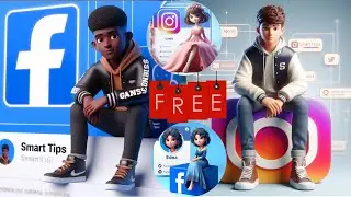 How To Create New Trending Social Media Animated Character Profile Picture|Social media profil trend