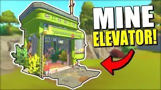 I Found the Mineshaft Elevator and Went Cave Exploring! (Crashlander Survival Mod 10)