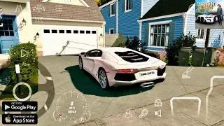 Lamborghini Aventador 🚦 (Realistic Gameplay) Insane Driving & Stunts in Car Parking Multiplayer!