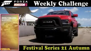 Forza Horizon 5 - Weekly Challenge Autumn Forzathon with 2017 Ram 2500 Power Wagon | Xbox Series