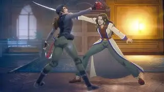 Lara Croft Kills People and Turns Evil - Tomb Raider Anime Fight Scene